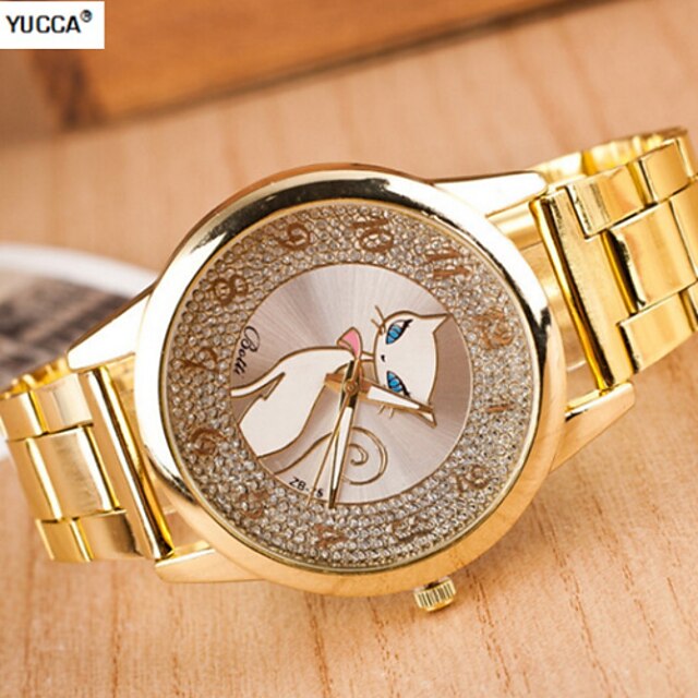  Lady‘s Quartz Swiss alloy watch men and women White steel band watch fashion Cool Watches Unique Watches