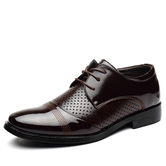  Homens sapatos Couro Primavera / Outono Conforto / Inovador Oxfords Preto / Marron / Festas & Noite / Sapatos formais / Sapatos de couro