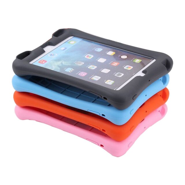  Case For iPad 4/3/2 Shockproof / with Stand / Child Safe Full Body Cases Solid Color Silicone for iPad 4/3/2