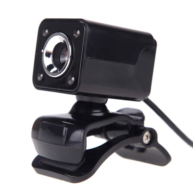  4LED usb 2.0 12 m hd kamera web cam mic clip-on night vision 360 asteen työpöydälle skype tietokone pc kannettava