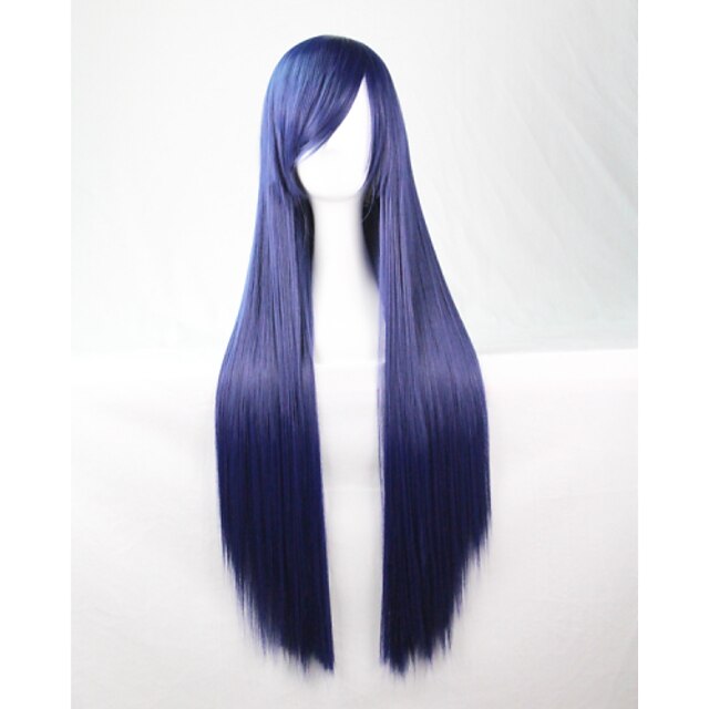  Cosplay Perücken Synthetische Perücken Glatt Gerade Perücke Blau Synthetische Haare Damen Blau