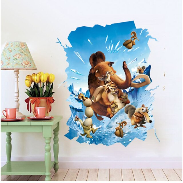  3D Wall Stickers Wall Decals, Ice Age Stickers