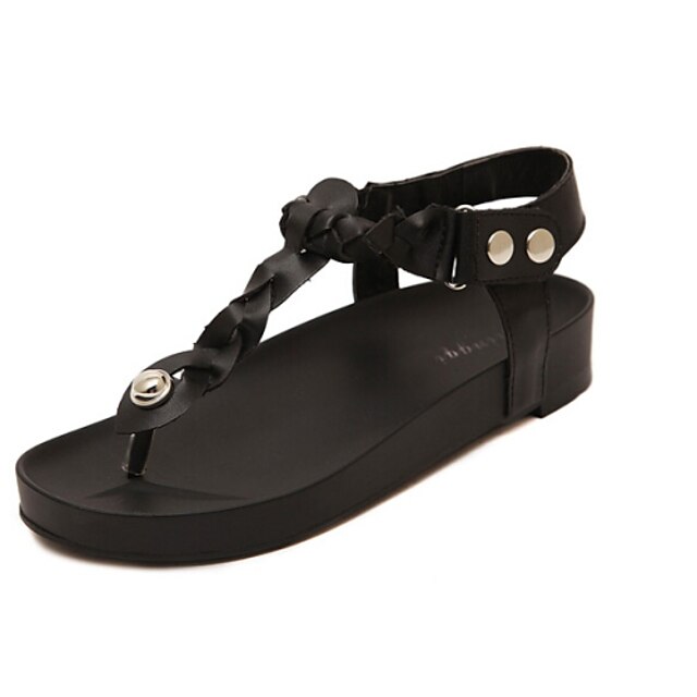  Women's Shoes  Wedge Heel Comfort Sandals Casual Black/White