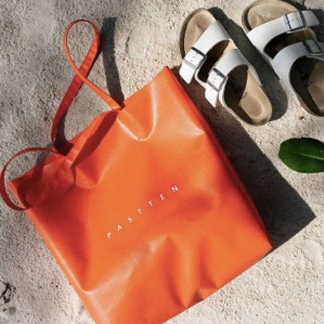 Women 's  Shopper Shoulder Bag - Orange