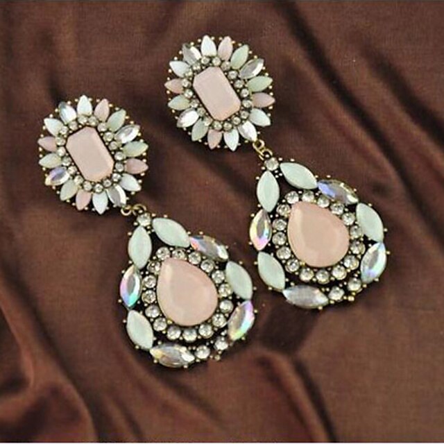  Earring Drop Earrings Jewelry Women Alloy 2pcs Silver