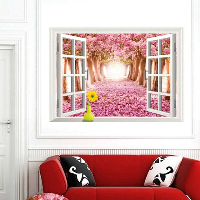  Decorative Wall Stickers / Fridge Stickers - 3D Wall Stickers Romance / Fashion / Florals Living Room / Bedroom / Bathroom