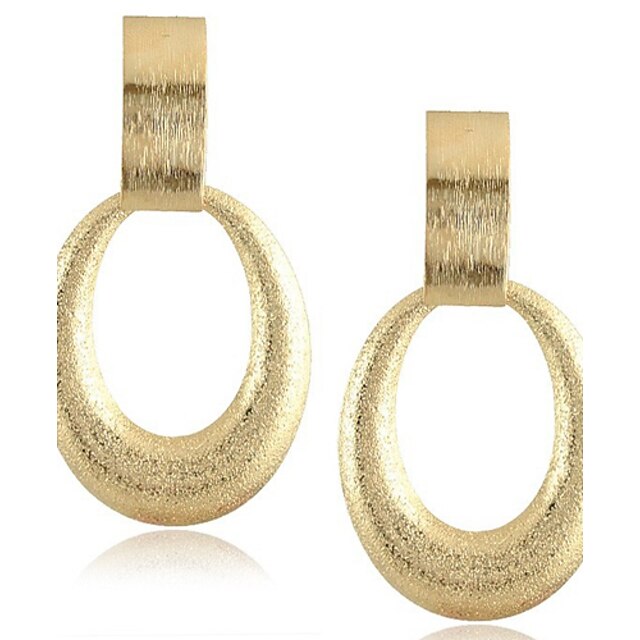  Women's Drop Earrings Statement Fashion Gold Plated Earrings Jewelry Screen Color For