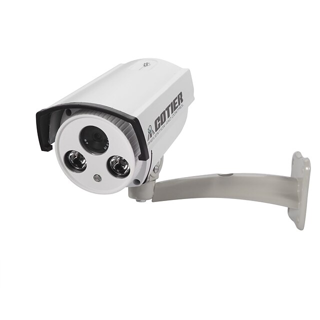  Cotier-1.3MP COMS Tempo reale WDR impermeabile della pallottola IP Camera (Day Night Vision, Motion Detection)