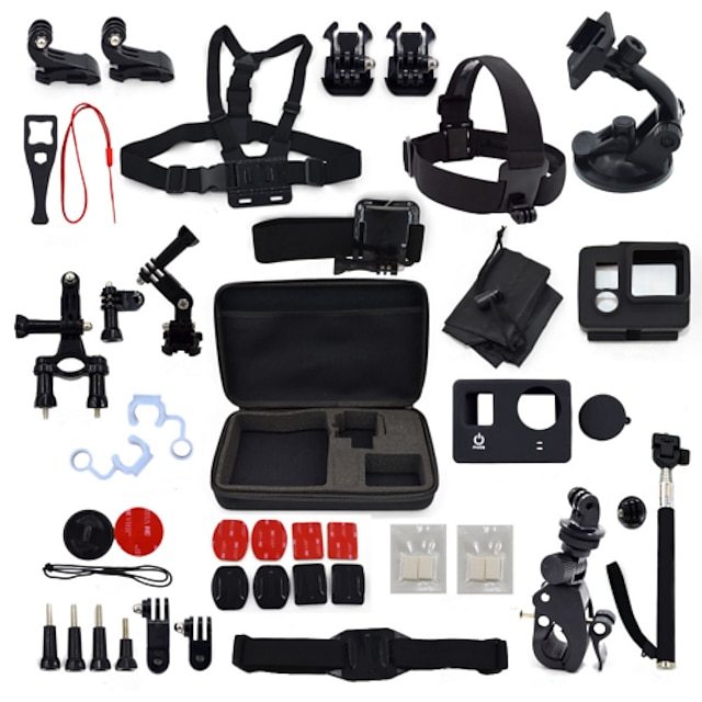  Accessory Kit For Gopro For Action Camera Gopro 5 / Gopro 4 / Gopro 3 Diving / Surfing / Ski / Snowboard Stainless Steel / Silicone / Plastic - 37 pcs / Gopro 2 / Gopro 3+