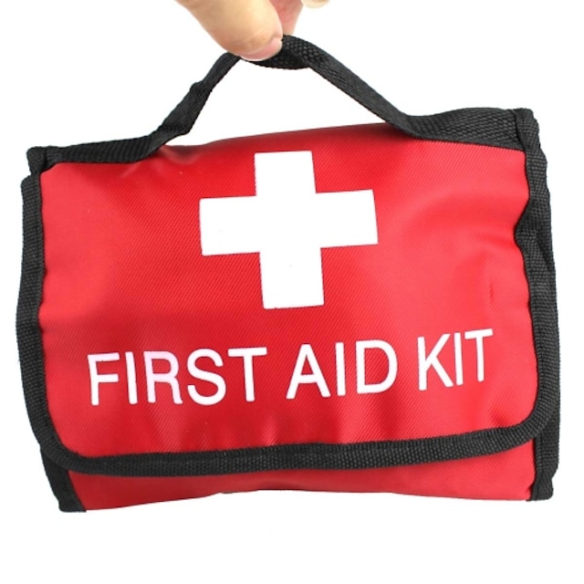  First Aid Kit Hordozható Vászon Kemping