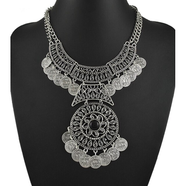  Women's Statement Necklace / Y Necklace - Flower Screen Color Necklace Jewelry For Party / Evening