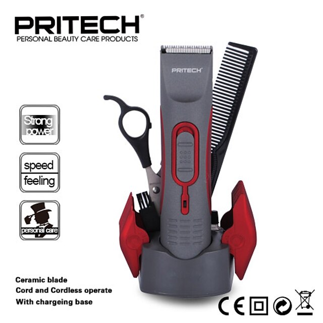  pritech профессиональный электрический Машинка для стрижки волос машинки для стрижки волос для мужчин или ребенка стрижки Baber инструмент