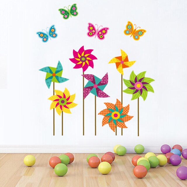  Wall Stickers Wall Decals Style Butterfly Kite PVC Wall Stickers