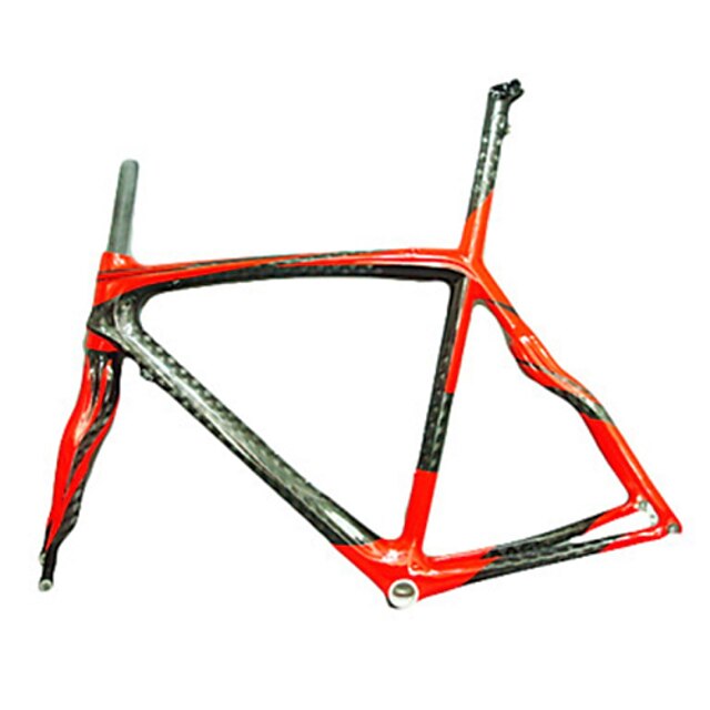  Neasty Brand 700C Full Carbon Fiber Frame and Fork Red Carbon Black Bicycle Frame 50/52/56CM