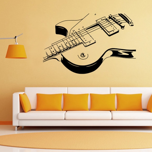  Romantika Módní Tvary Komiks Hudba Samolepky na zeď Samolepky na stěnu Ozdobné samolepky na zeď, PVC Home dekorace Lepicí obraz na stěnu