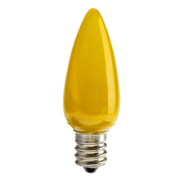  1pc 0.5 W Ampoules Bougies LED 30 lm E12 C35 6 Perles LED LED Dip Décorative Rouge Bleu Jaune 100-240 V / RoHs