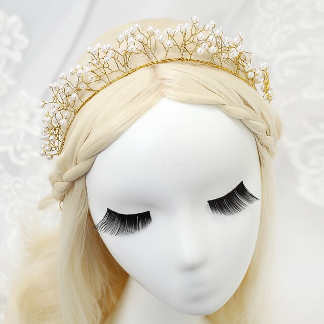  Imitação de Pérola / Liga Headbands com 1 Casamento / Ocasião Especial Capacete