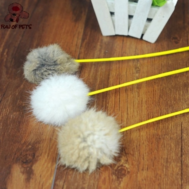  Jouets d'activité Jouet à Plumes Jouet pour Chat Baume Textile Cadeau Jouet pour animaux de compagnie Jeu d'animaux