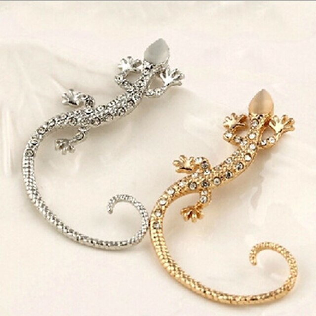  Women's Ear Cuff - Opal, Imitation Diamond Luxury, European, Statement Gold / Silver For