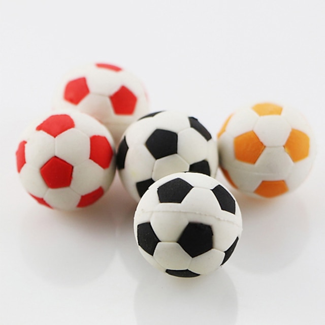  Cute Football Soccer Assemble Rubber Eraser School Student Children Gift