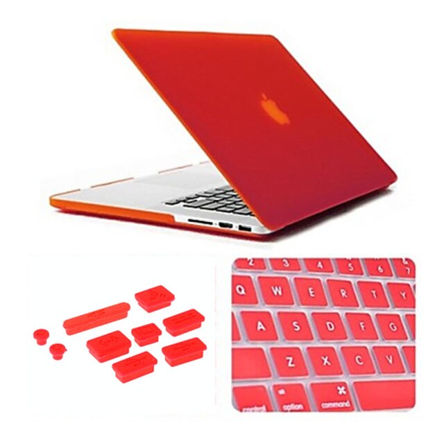  MacBook Case Solid Colored Plastic for Macbook Pro 15-inch