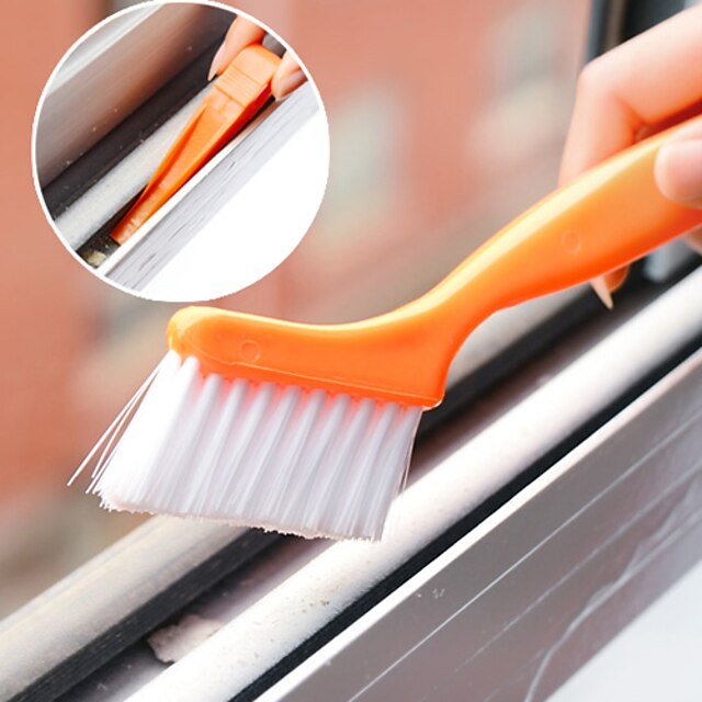  Window Track Cleaning Brush with Small Shovel Designed Home Cleaner