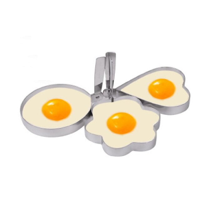  Plast Gjør Det Selv Støpeform Kreativ Kjøkken Gadget Kjøkkenredskaper Verktøy for Egg 3pcs