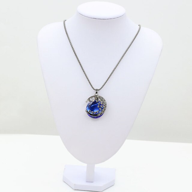  Women's Fashion European Chain Necklace Crystal Rhinestone Imitation Diamond 18K gold Austria Crystal Chain Necklace ,