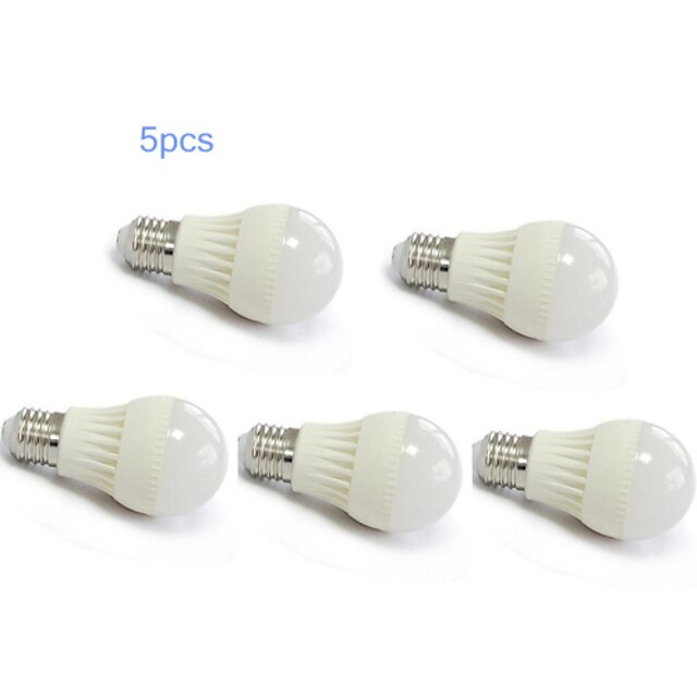  5pcs MORSEN® E27 7W 23X2835SMD 500-600LM Light LED Ball Bulb