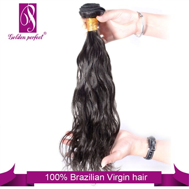  Człowieka splotów włosów Włosy brazylijskie Naturalne fale 1 sztuka sploty włosów
