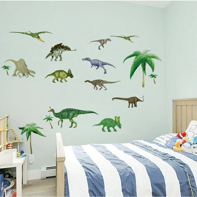  Decorative Wall Stickers - 3D Wall Stickers Animals / Botanical / Cartoon Living Room / Bedroom / Bathroom / Washable / Removable