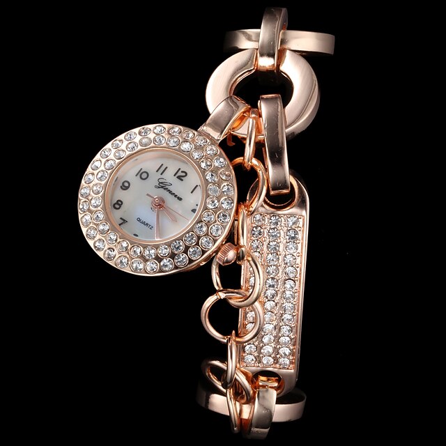  Women's Fashion Watch Alloy Band Sparkle / Elegant Silver / Gold / Rose Gold