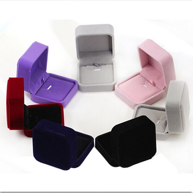  Jewelry Boxes - Fashion Dark Blue, Black, Red 7 cm 7 cm 4 cm / Women's