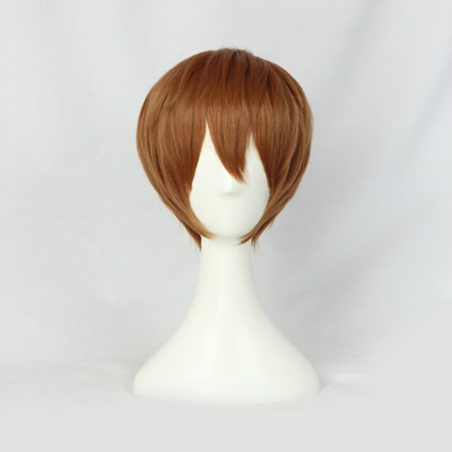  Cosplay Cosplay Cosplay Wigs Unisex 12 inch Heat Resistant Fiber Anime Wig