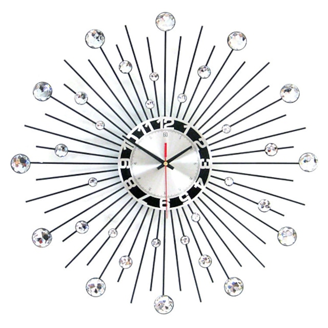  nowoczesny okrągły zegar ścienny z żelaza