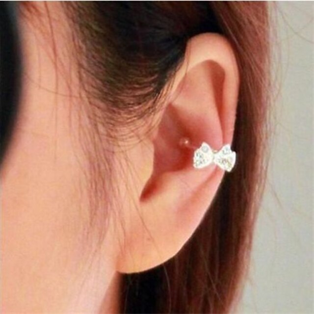  Women's Stud Earrings - Imitation Diamond Bowknot Bowknot For