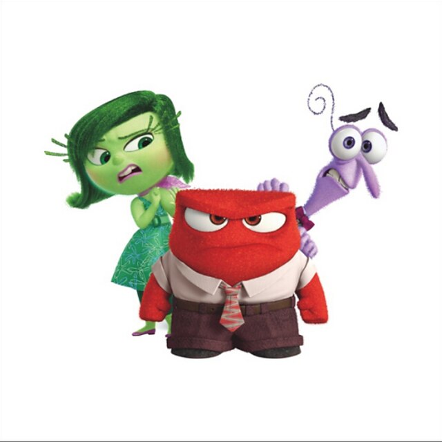  IINSIDE OUT Disgust Movie Wall Sticker Kids Bedroom Decoration