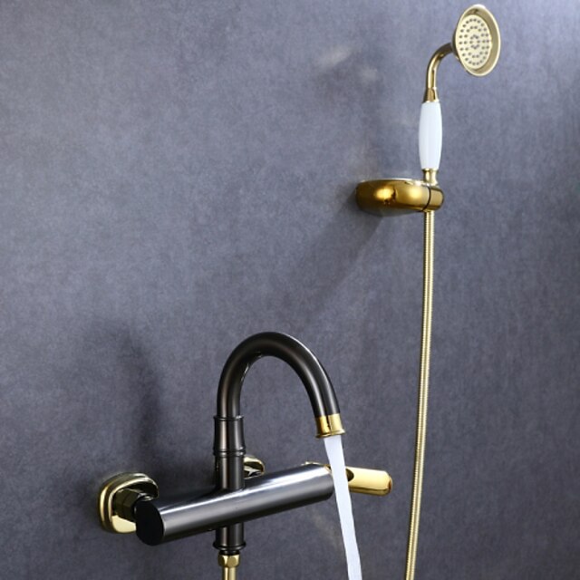  Shower Faucet Antique Handshower Included Brass Oil-rubbed Bronze
