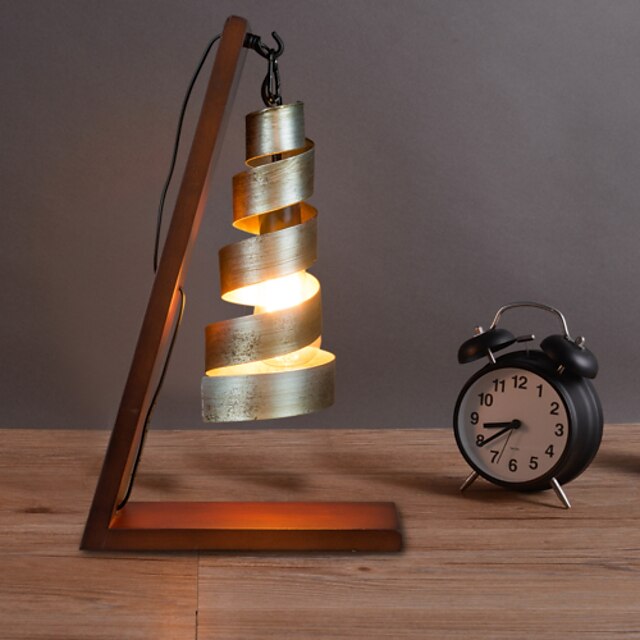  moderne minimalistisk massivt træ bordlampe sengelampe bordlampe