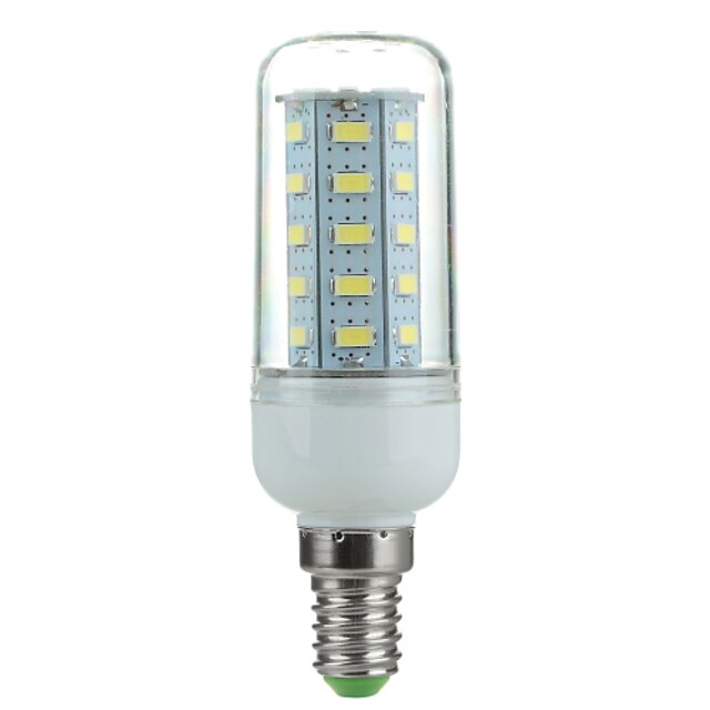  YWXLIGHT® LED Λάμπες Καλαμπόκι 360 lm E14 Περιστρεφόμενη 36 LED χάντρες SMD 5730 Ψυχρό Λευκό 220-240 V / 1 τμχ