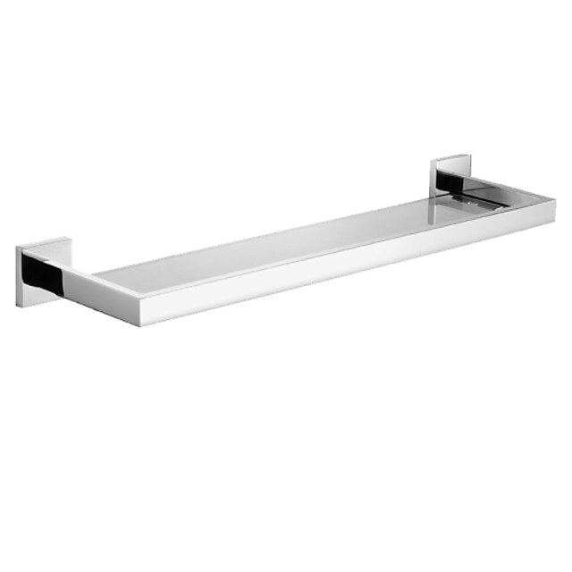 Bathroom Shelf Contemporary Stainless Steel 1 pc - Hotel bath