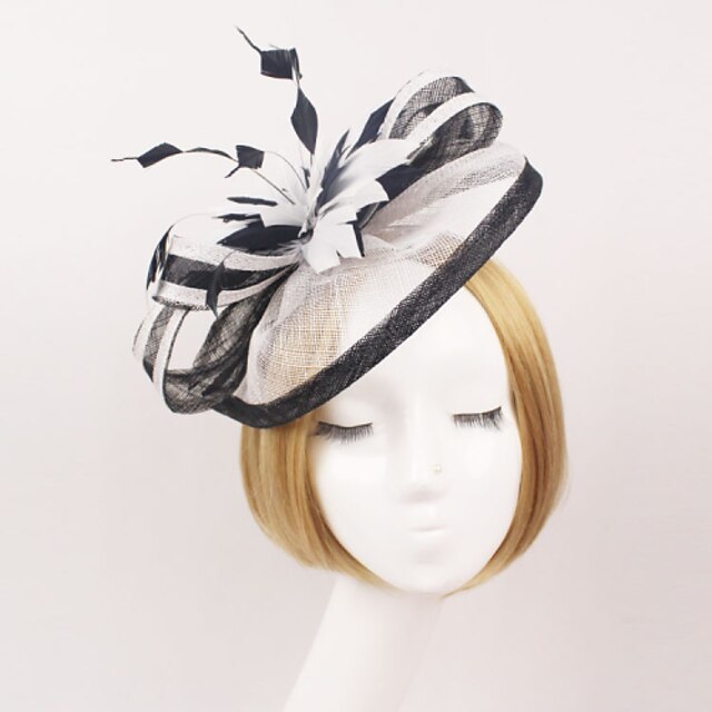  Women Feather/Net Western Style Flowers/Hats With Wedding/Party Headpiece(More Colors)