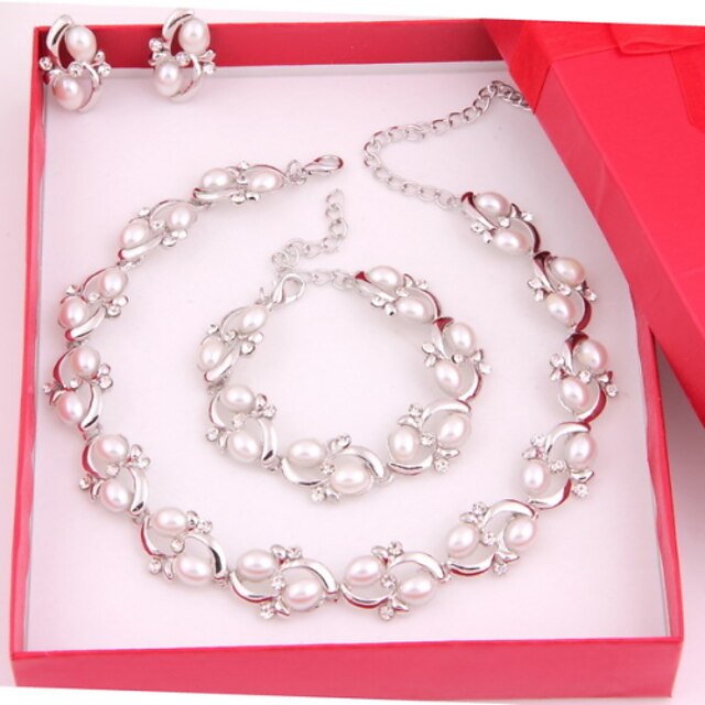  Women's Others Jewelry Set Earrings / Necklace / Bracelets - Regular For Wedding / Party / Special Occasion