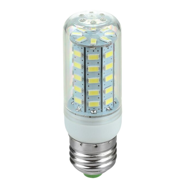  YWXLIGHT® LED Λάμπες Καλαμπόκι 600 lm E26 / E27 Περιστρεφόμενη 48 LED χάντρες SMD 5730 Ψυχρό Λευκό 220-240 V / 1 τμχ