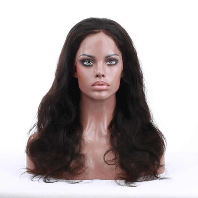  Aidot hiukset Lace Front Peruukki tyyli Laineita Peruukki 130% Hiusten tiheys Luonnollinen hiusviiva Afro-amerikkalainen peruukki 100% käsinsidottu Naisten Lyhyt Keskikokoinen Pitkä Aitohiusperuukit