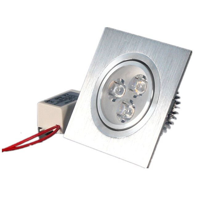  6W Luces de Panel Luces Empotradas LED de Alta Potencia 500-550 lm Blanco Cálido / Blanco Fresco Regulable AC 100-240 / AC 110-130 V1