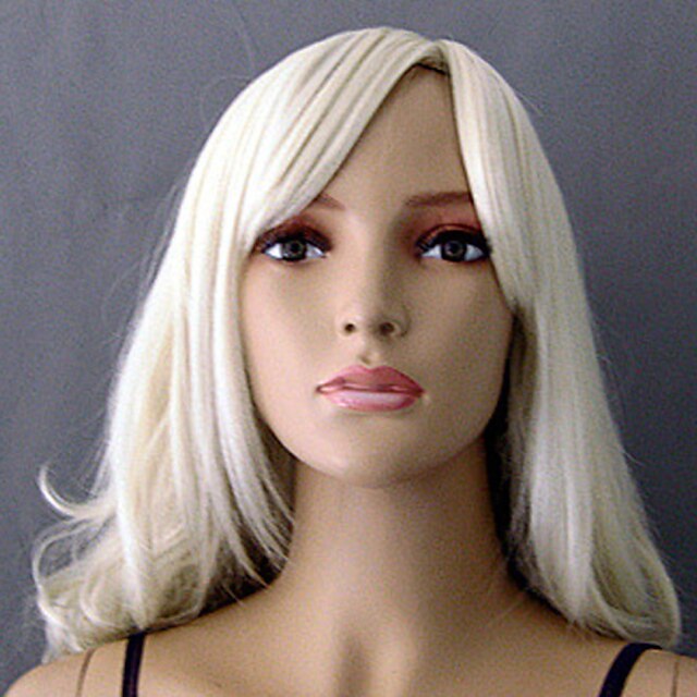  Synthetic Wig Curly Curly Wig L16-613 White Synthetic Hair Women's