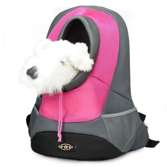  Pisici Câine Rucsac de călătorie Carrier Bag Portabil Respirabil Material Textil Galben Rosu Albastru