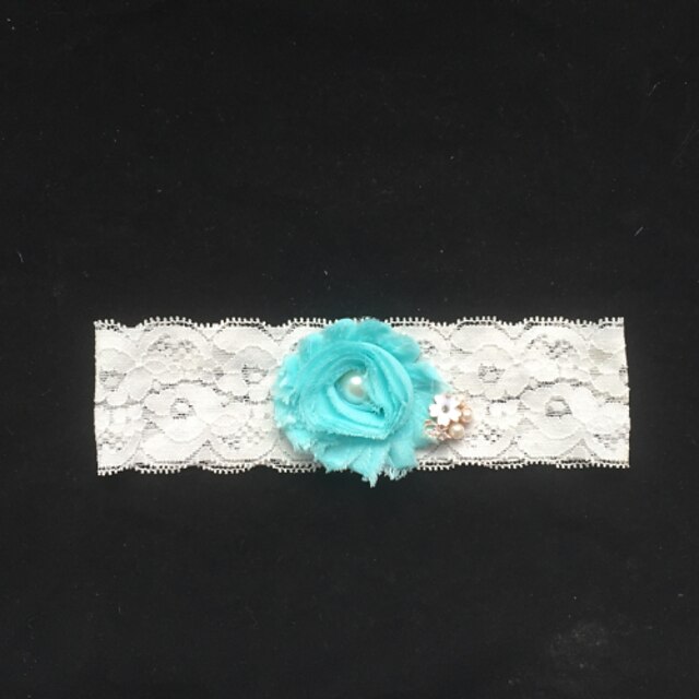  Lace Fashion Wedding Garter With Imitation Pearl / Flower Garters
