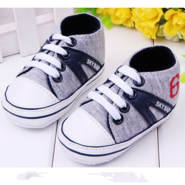  Baby Shoes Casual Fabric Athletic Shoes Blue/Red